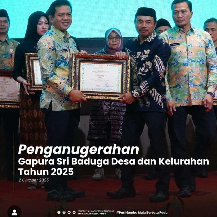 Penganugerahan Gapura Sri Baduga Desa